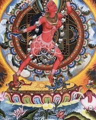 HIGH-QUALITY DIGITAL GICLEE PRINT OF AN ORIGINAL VAJRAYOGINI NEWARI THANGKA