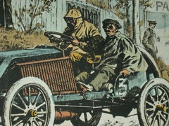Heinz Wehlisch XX century Renault Race Paris-Madrid 1903