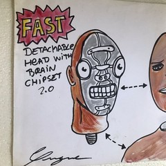 ORIGINAL OUTSIDER ART – Fast Robot Parts – Archive GUGUE Brazil 2013