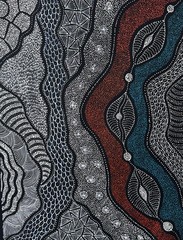 Serena Moore 💕Aboriginal Art 94cm X 71cm COA Supplied SM2J-A
