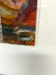 Framed Cureé Cantrell Seeing Is Believing Oil On Paper Painting 2005 Georgia Art