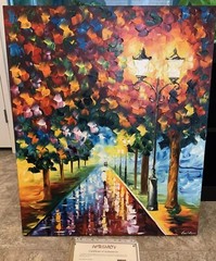 „Leonid Afremov BURST OF COLORS“ 30″ x 36″ : Original By Leonid Afremov