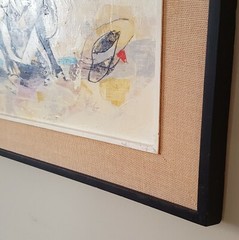 Vintage MCM Epifanio Ortega Oil On Canvas Painting Abstract Bullfighting Scene!