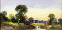 William Henry Chandler (NY,NJ,1854-1928) pastel painting antique 149501