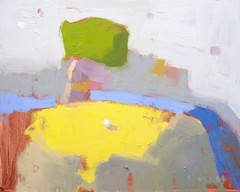 Original Oil Painting Contemporary Semi Abstract Landscape 16×20 by Aldo Cherres