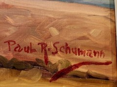 Paul R. Schumann – Original Oil Painting – Galveston Texas Harbor Mosquito Fleet