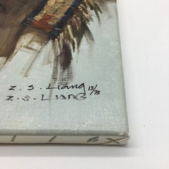 The Grizzly Claw Necklace Canvas ART Native Authenticated Z S LIANG double sign