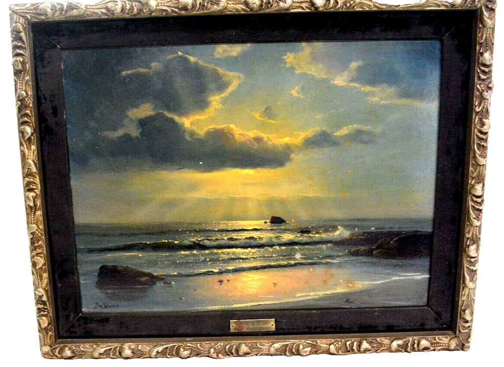 Original William De Shazo Oil On Panel 19 x 15″