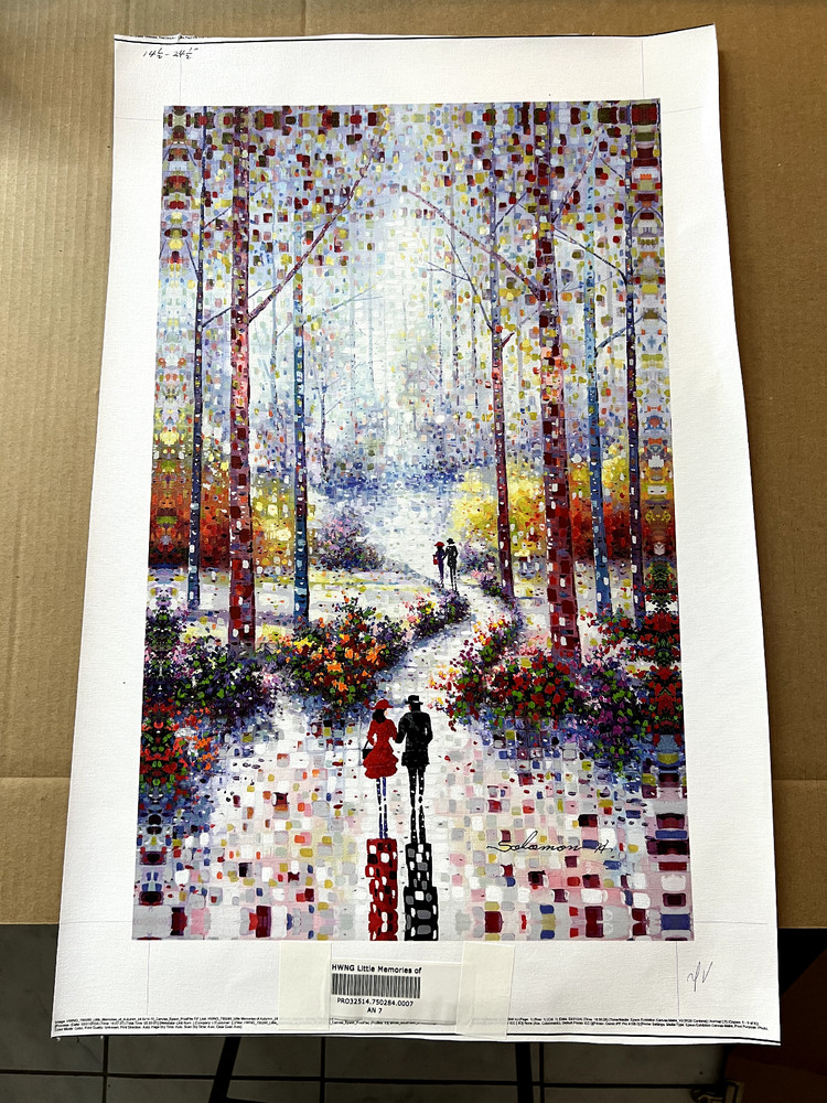 Soloman Hwang Little Memories Of Giclee on Canvas
