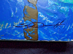 ORIGINAL PAINTING acrylic canvas „Orange Tree“ 12×9 stretched by Steven G. Graff