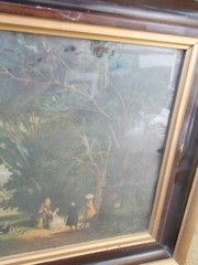 Johann Friedrich Hennings 1863-1899 Signed Framed 17×21.5″ Lithograph