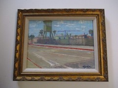KEVIN YUEN PAINTING AMERICAN CALIFORNIA REGIONALIST IMPRESSIONIST URBAN LISTED