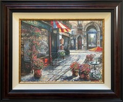 VADIK SULJAKOV – PASSAGE DE TOQUET A/P 18″ x 24″ DELUXE SERIGRAPH CANVAS w/COA