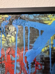 Original Abstract Graffiti Street Art Painting “Dreams” Signed Framed 2026
