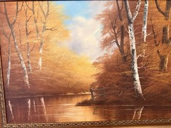 Original Oil Painting Andrew Grant Kurtis MA London. Autumn Landscape