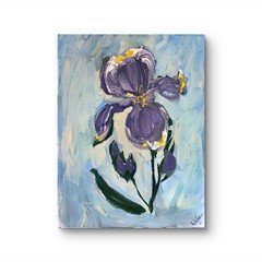 Original Signed 11×14 Expressionism Wall Art Painting Mother’s Flowers