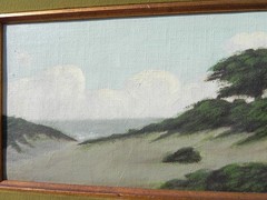 Richard DeTreville 1864-1929 PAIR small landscape paintings listed California