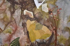 Pang Tseng Ying Signed Original Watercolor/Gouache-Birds and Flowers