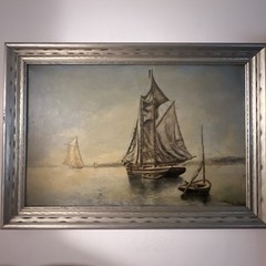 Winslow Homer 1836-1910 MA artist Vintage Oil painting Circa 1894