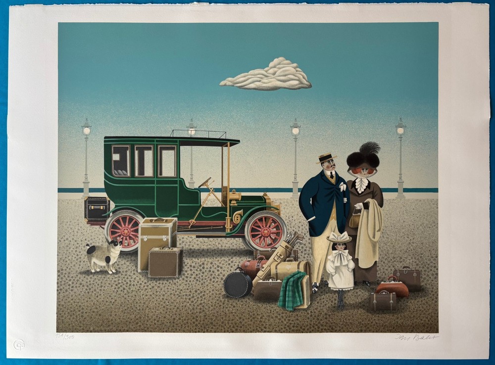 Jan Balet Signed & Numbered „Fancy People“ Lithograph