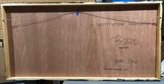 Institution Revolution Painting by Burl Norville 2011 RETRO POP