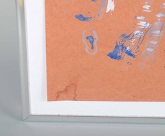 Unknown artist. Abstract composition. Mixed media on paper. 1964