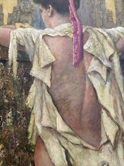MID CENTURY PAINTING ABRUZZI VERY RARE LARGE Women PRETTY WOMAN FEMALE MODEL 36″