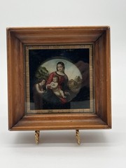 Framed Shadowbox Reproduction Of Raphael’s “Madonna Della Seggiola By regal Art