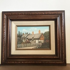 Eugene Schmidt Original Oil on Canvas Painting 4.5” x 7” Signed