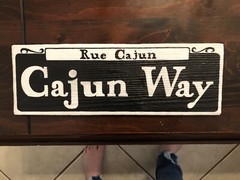 Hand Painted Cajun Way Sign