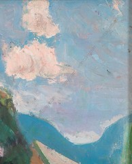 Frederick Serger (1889-1965) „Summer Landscape“, Oil Painting, 1950’s