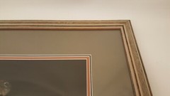 GOLDEN MANTLE SQUIRREL PAINTING SIGNED ELSIE PARK FRAMED 1991 12X13 22X22