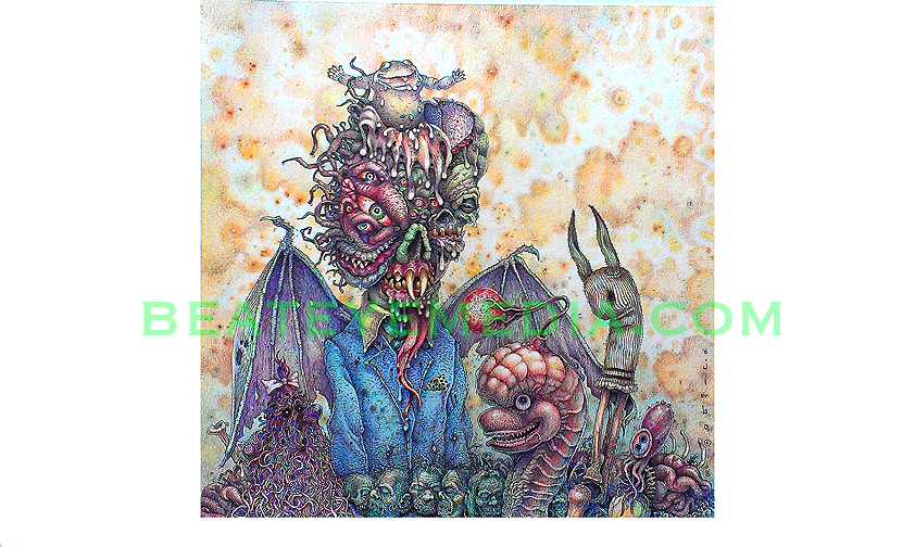 Ojimbo Original Art-Lovecraft-Cthulhu-COMIX,COMIC ART,UNDERGROUND COMICS,HORROR