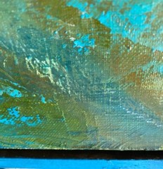 Original Painting 70*90cm artwork oil paints Convergence of Elements (Niagara)