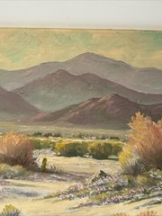 Antique Palm Springs Painting California Desert Finest Large John Anthony Conner