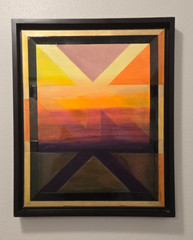 ORIGINAL Painting- PRISM- 16″ X 20″ Modern, Surrealism, Abstract texture