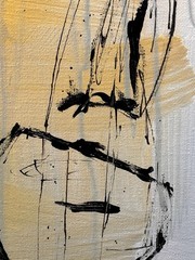 Original Abstract Expressionism 12×16 Person Living Room Signed Fine Art 383