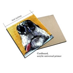 Original Oil Painting Dog’s Nose Funny Animals Pet Art Signed MADE TO ORDER