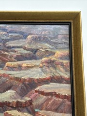 Antique Grand Canyon Painting Landscape Unsigned Nell Walker Warner 1930’s Oil