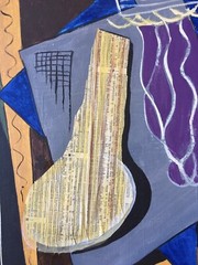 LISTED ARTIST painting ABSTRACT EXHIBITED Dr. Benjamin Gross STOCK EXCHANGE!!!