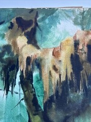 GERALD GRACE PAINTING LANDSCAPE ANTIQUE IMPRESSIONISM SEATTLE ARTIST NWS LISTED
