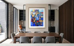 SIMEON GONZALES Original Painting COA / art studio Maryland – USA/LARGE XXL