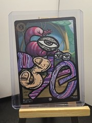 ACEO Original Acrylic / PurrFct „PEYE“ Mini Art Card 2.5×3.5 by StudioDad