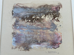 Duane Albert Armstrong (1938-) Original Abstract Acrylic Painting on Board. 1982