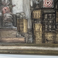 CONTEMPORARY MODERNIST PAINTING EXPRESSIONIST LOVER SICK PATRICIA KREMS LISTED
