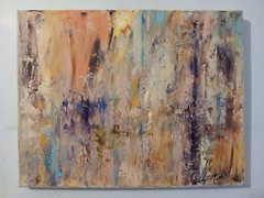 original abstract acrylic painting on canvas „I Can’t, I’m Busy Monday“