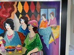 ITZCHAK TARKAY ORIGINAL ACRYLIC ON CANVAS OOAK 45 INC 35 INC COA L