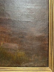 GORDON COUTTS ANTIQUE CALIFORNIA TONALIST VINTAGE LANDSCAPE EARLY OIL PAINTING
