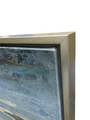 Hungryartist -Original Oil Painting of Venice Canal 24×36 Framed
