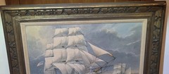 William Frederick Mitchell Naval / Merchant ship LITHO on CANVASS Ship Ocean